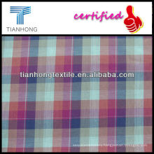 Cotton Yarn Dyed Check Poplin Fabric/Cotton Check Poplin Fabric/Yarn Dyed Check Fabric